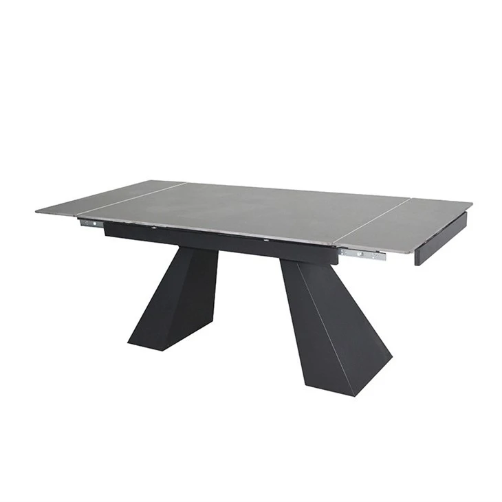 Modern Rectangular Square Extendable Dining Table Kitchen Table factory